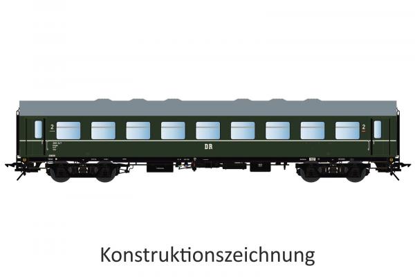 Reko-Wagen B4mgl, 2.Kl, DR, Ep.3, Betr.-Nr.260-252
